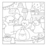 Fluffy and Cute - Para Colorir