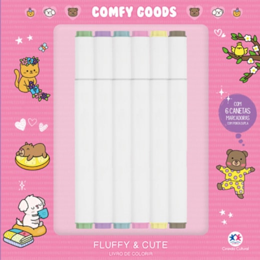 Fluffy and Cute - Para Colorir com Canetinhas