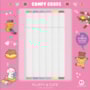 Fluffy and Cute - Para Colorir com Canetinhas