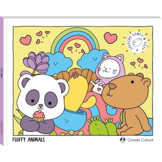Fluffy Animals - Livro de Colorir