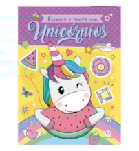 Formas e cores com unicórnios