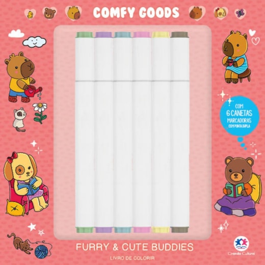 Furry and Cute Buddies - Para Colorir