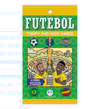 Futebol - Comfy and Cozy 4 Cards para colorir e colecionar