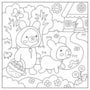 Fuzzy and Cute - Para Colorir