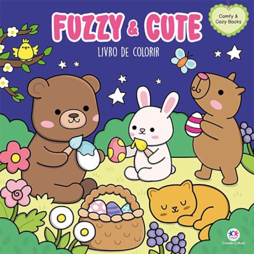 Fuzzy and Cute - Para Colorir