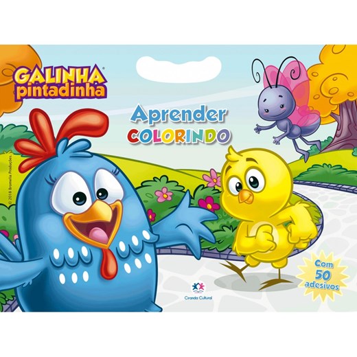 Galinha Pintadinha - Brincando de colorir - com alça