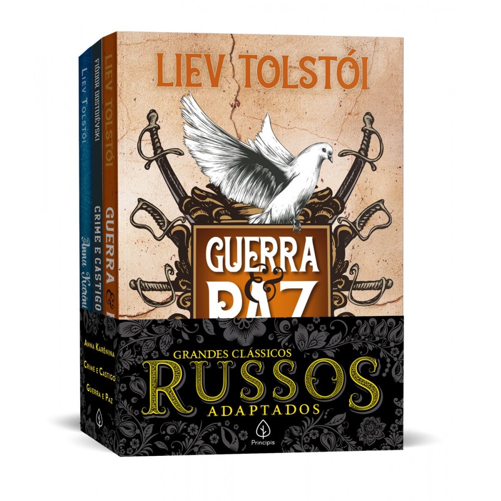 Grandes clássicos russos adaptados - Kit com 3 livros - Ciranda