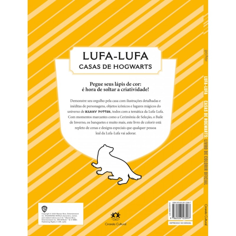 Harry Potter Casas de Hogwarts - Lufa-Lufa - Ciranda Cultural