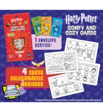 Harry Potter - Comfy and Cozy 4 Cards para colorir e colecionar