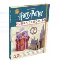 Harry Potter - Livro com Quebra-Cabeça 3D
