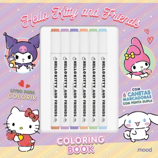 Hello Kitty - Coloring Book - Livro de colorir