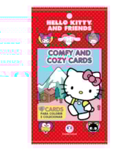 Hello Kitty - Comfy and Cozy 4 Cards para colorir e colecionar