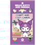 Hello Kitty - Comfy and Cozy 4 Cards para colorir e colecionar