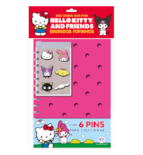 Hello Kitty - Leia e colecione - Diário com Pins