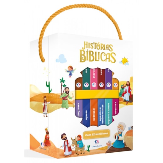 Histórias bíblicas - Box com 12 minilivros