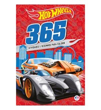 Hot Wheels - 365 Atividades e desenhos para colorir
