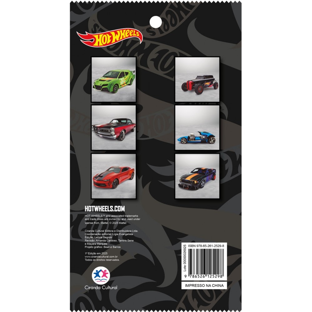 Hot Wheels - Comfy and Cozy 4 Cards para colorir e colecionar