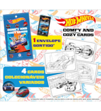 Hot Wheels - Comfy and Cozy 4 Cards para colorir e colecionar