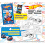 Hot Wheels - Comfy and Cozy 4 Cards para colorir e colecionar