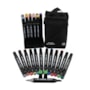 Kit Art Marker 24 Cores - Canetas Marcadoras Ponta Dupla