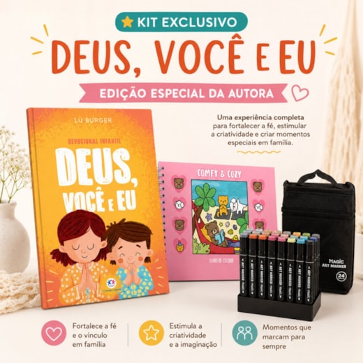 Kit Exclusivo Deus, Você e Eu - Edição Especial da Autora