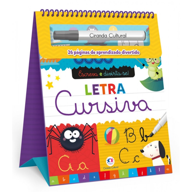 Letra cursiva - Ciranda Cultural