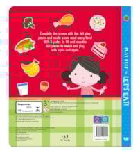 Lets Eat!  - With felt play pieces