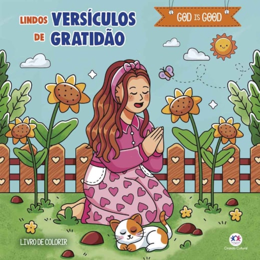Lindos Versículos de Gratidão - Livro de Colorir