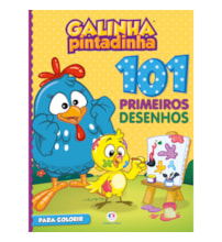 Livro 101 desenhos 101 primeiros desenhos - Galinha Pintadinha