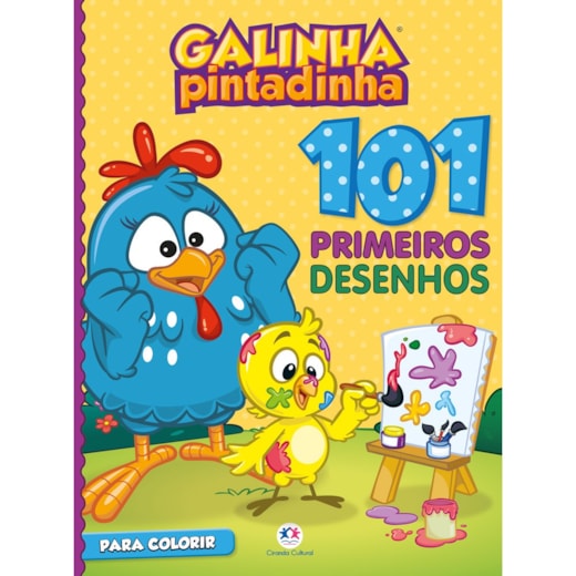 Livro 101 desenhos 101 primeiros desenhos - Galinha Pintadinha