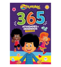 Livro 365 atividades 3 Palavrinhas - 365 atividades e desenhos para colorir