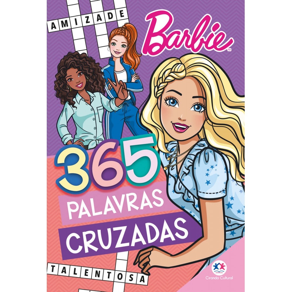 Livro 365 atividades 365 Barbie - Palavras Cruzadas - Ciranda Cultural