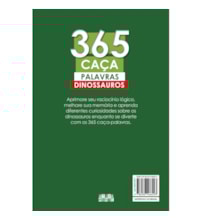 Livro 365 atividades 365 caça-palavras - Dinossauros