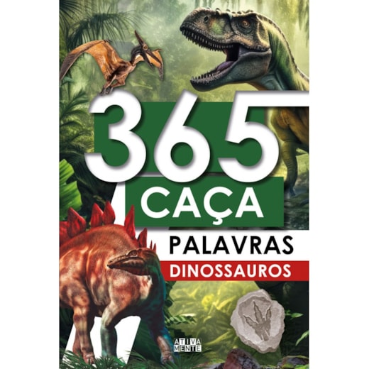 Livro 365 atividades 365 caça-palavras - Dinossauros