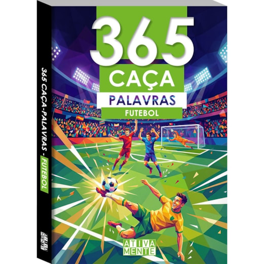 Livro 365 atividades 365 caça-palavras - futebol