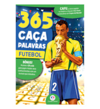 Livro 365 atividades 365 Caça-Palavras Futebol Cafu