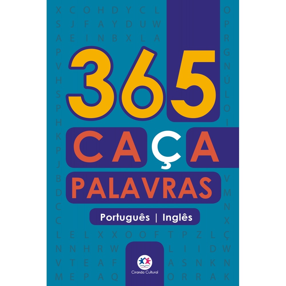 Livro 365 atividades 365 caça-palavras português-inglês - Ciranda