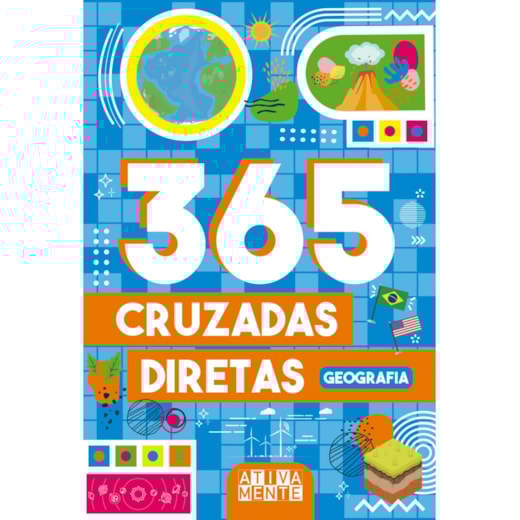Livro 365 atividades 365 cruzadas diretas - Geografia