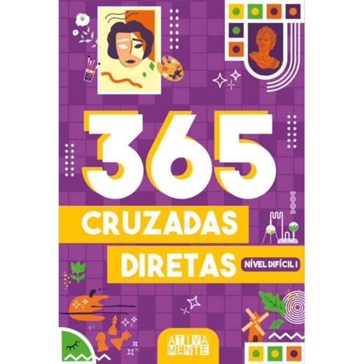 Livro 365 atividades 365 cruzadas diretas  - nível difícil I