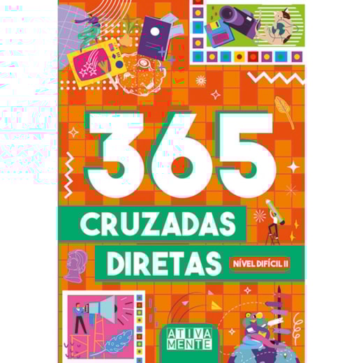 Livro 365 atividades 365 cruzadas diretas  - nível difícil II