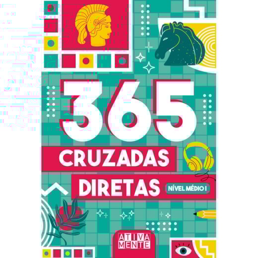 Livro 365 atividades 365 cruzadas diretas  - nível médio I