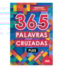 Livro 365 atividades 365 Palavras cruzadas plus - volume VII