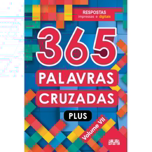 Livro 365 atividades 365 Palavras cruzadas plus - volume VII