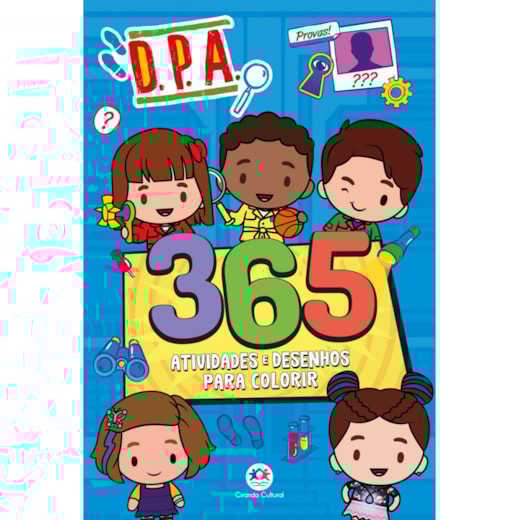 Livro 365 atividades Detetives do Prédio Azul - 365 atividades e desenhos para colorir