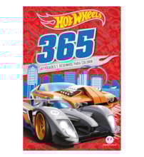 Livro 365 atividades Hot Wheels - 365 Atividades e desenhos para colorir