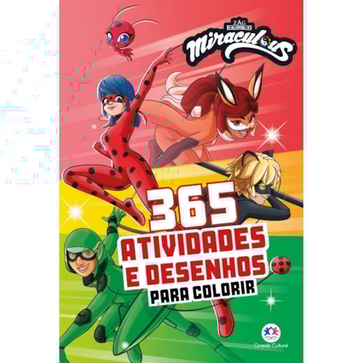 Livro 365 atividades Ladybug - 365 atividades e desenhos para colorir
