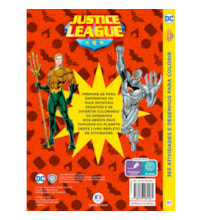 Livro 365 atividades Liga da Justiça - 365 atividades e desenhos para colorir