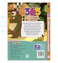 Livro 365 atividades Masha e o Urso - 365 atividades e desenhos para colorir