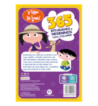 Livro 365 atividades O Show da Luna - 365 atividades e desenhos para colorir
