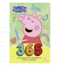 Livro 365 atividades Peppa Pig - 365 atividades e desenhos para colorir